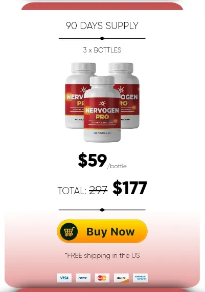 Nervogen Pro order 3 bottles